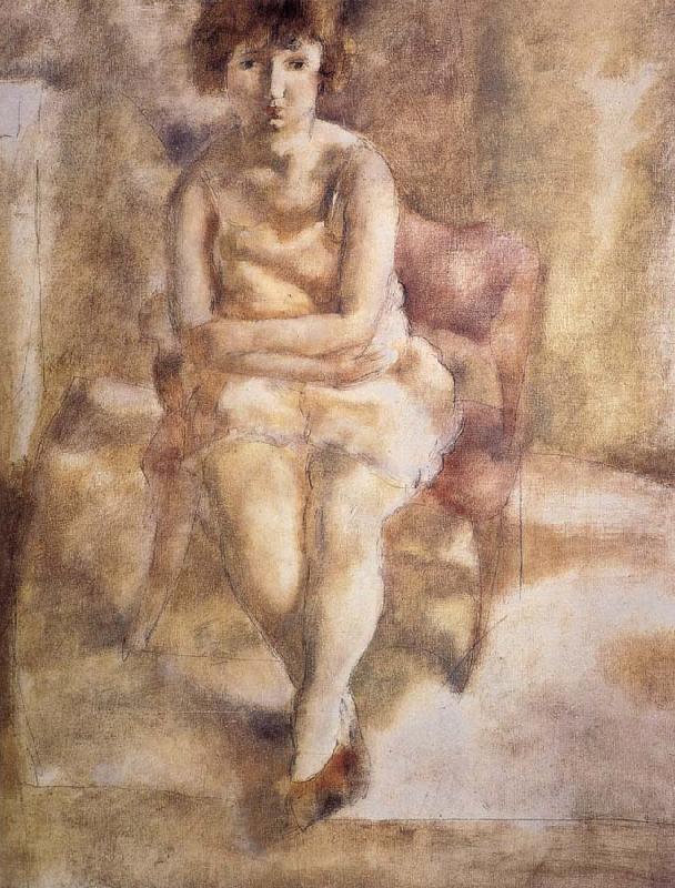 Jules Pascin Have red hair Lass china oil painting image
